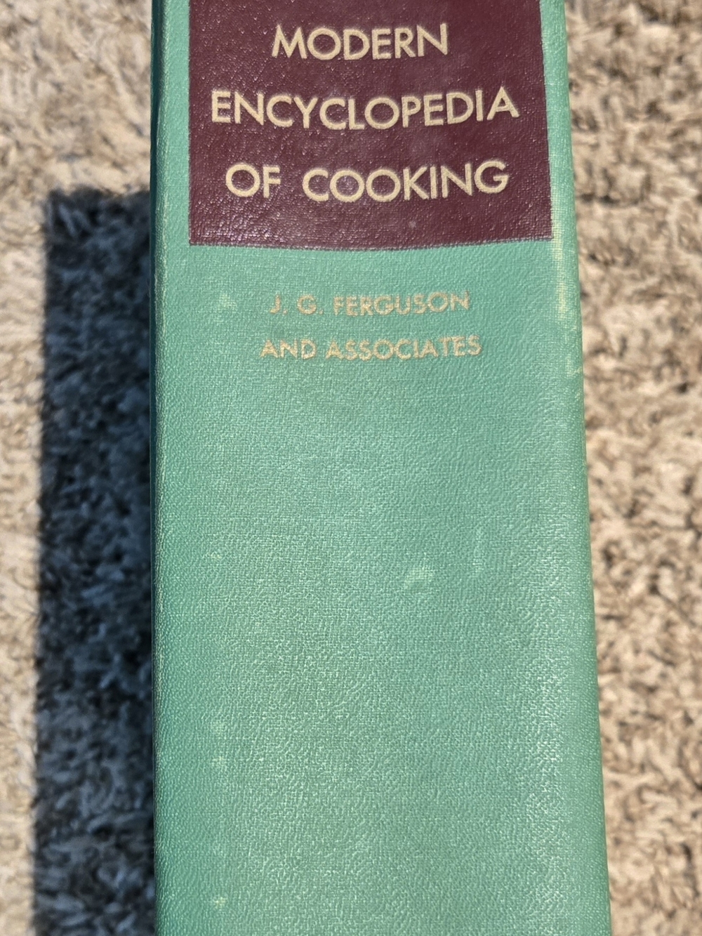Modern Encyclopedia of Cooking - Green Hardcover Cookbook